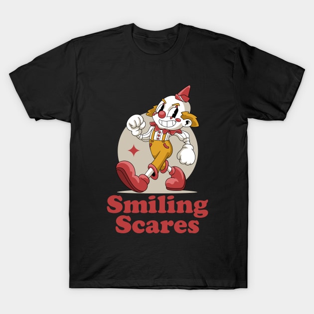 Scary Clown Halloween T-Shirt by milatees